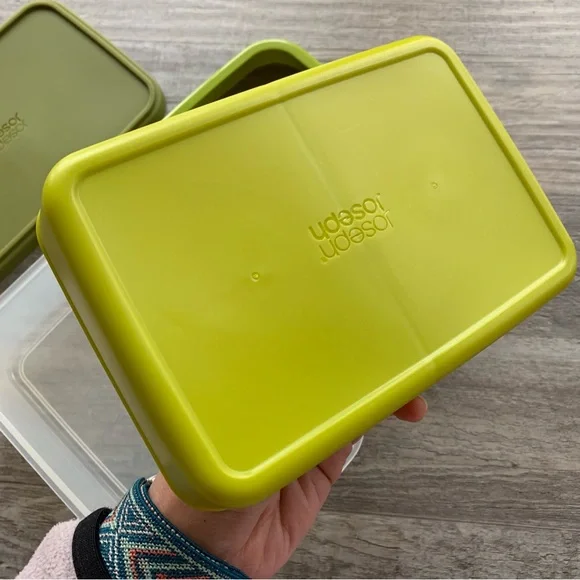 Joseph Joseph GoEat Compact 2-in-1 Lunch Box, Green - Picture 6 of 14